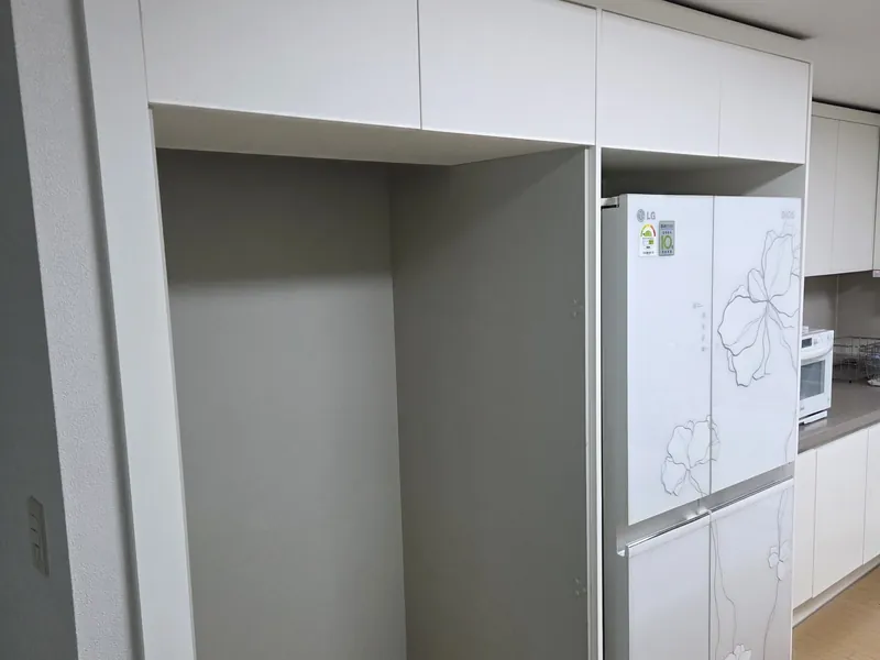 냉장고 빌트인 수납장 서울 송파구 잠실동 시공사례