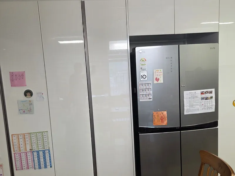냉장고 상부장 맞춤제작 경기 수원시 팔달구 우만동 시공사례